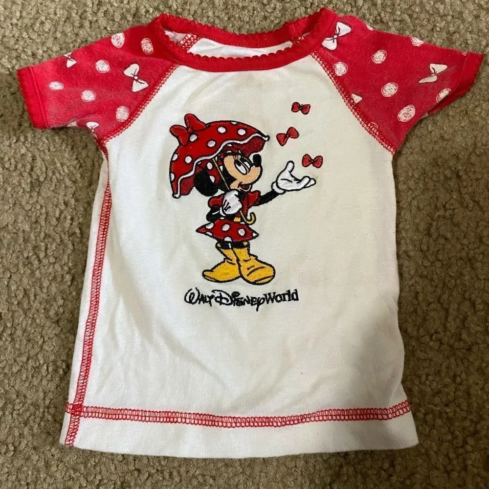 Baby Disney Parks Minnie Mouse Pajama Shirt